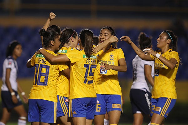 Así se jugarán las semifinales de la liga MX femenil Futbolistas de Tigres festejan el pase a las Semifinales