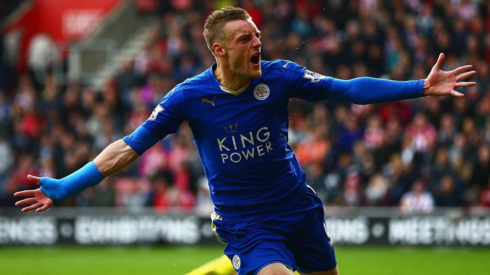 Vardy fue una de las grandes figuras de los Foxes en aquella temporada