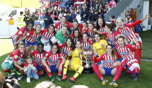 Atlético de Madrid Femenil celebra su título en la Liga