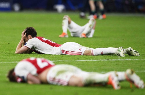 Ajax en lamento tras caer en la Semifinal de la Champions League 