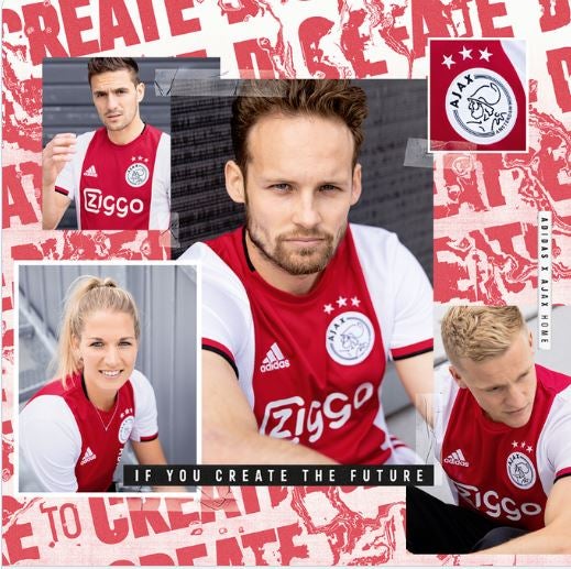 Nueva playera del Ajax para la siguiente temporada 