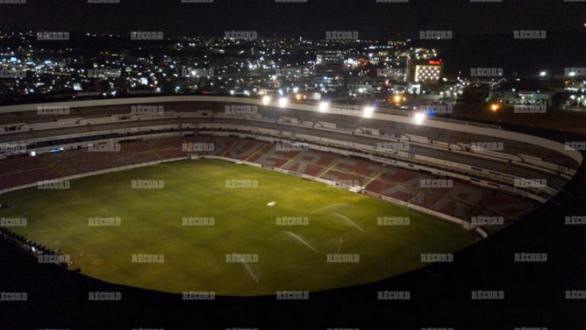 Estadio Corregidora un día antes de Semifinal entre América y León 