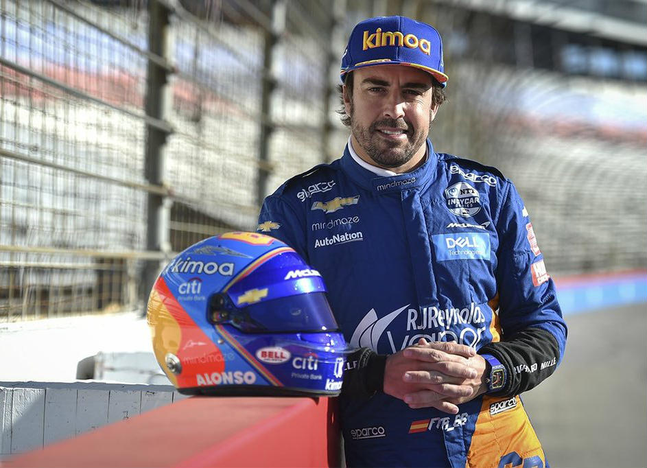 Fernando Alonso, ahora piloto de Indycar