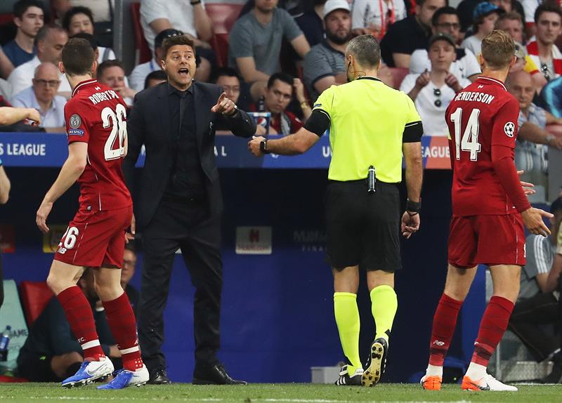 Pochettino, durante la Final de la Champions League