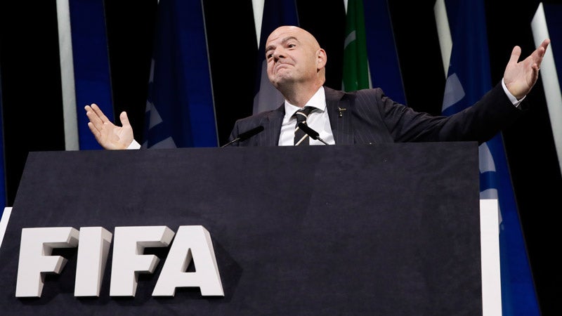 Infantino, en el 69° Congreso de la FIFA 