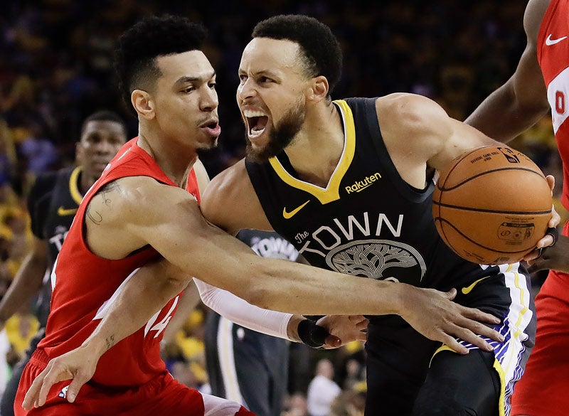 Curry, durante el juego 4 de la Final de la NBA 