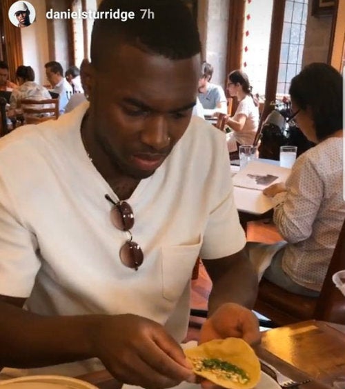 Daniel Sturridge en su visita a México