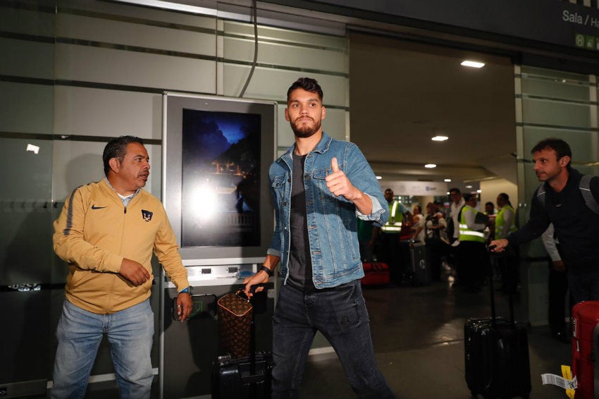 Freire durante su llegada a la Ciudad de México