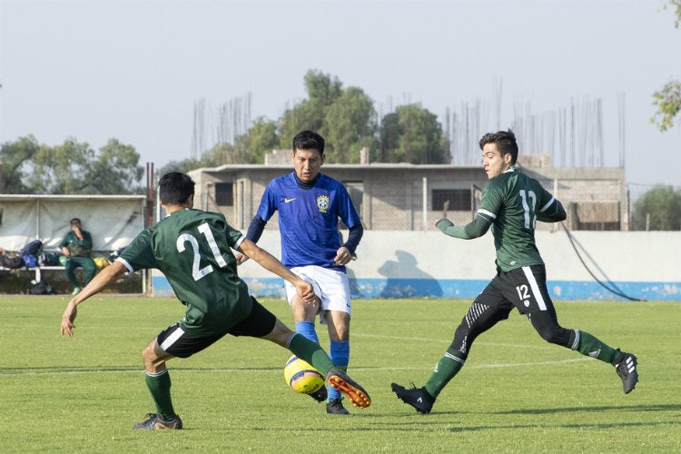 Eduardo Sánchez, durante un juego con el equipo ASSA