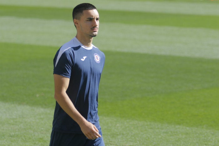 Stephen durante un entrenamiento de La Máquina