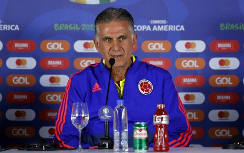 Queiroz en conferencia de prensa 