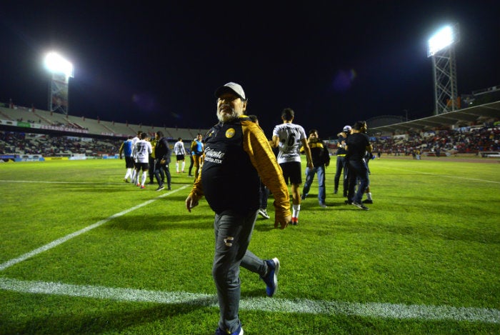 Maradona, después de un partido