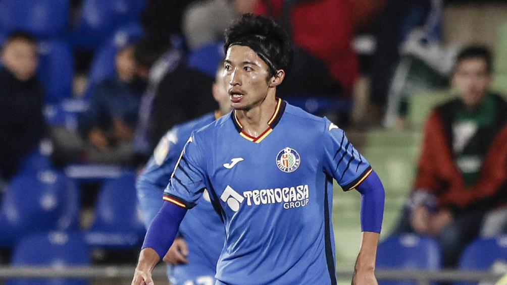 El jugador japonés lleva dos años militando en el Getafe de España