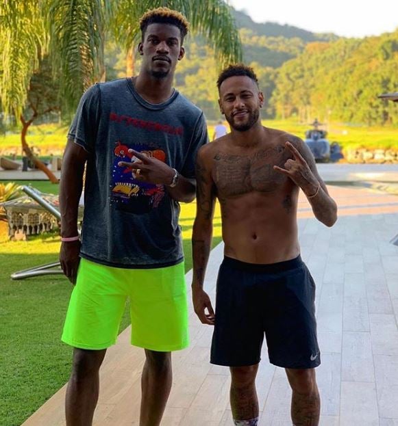 Butler, en sus vacaciones con Neymar