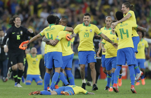 Brasil celebra su título de Copa América