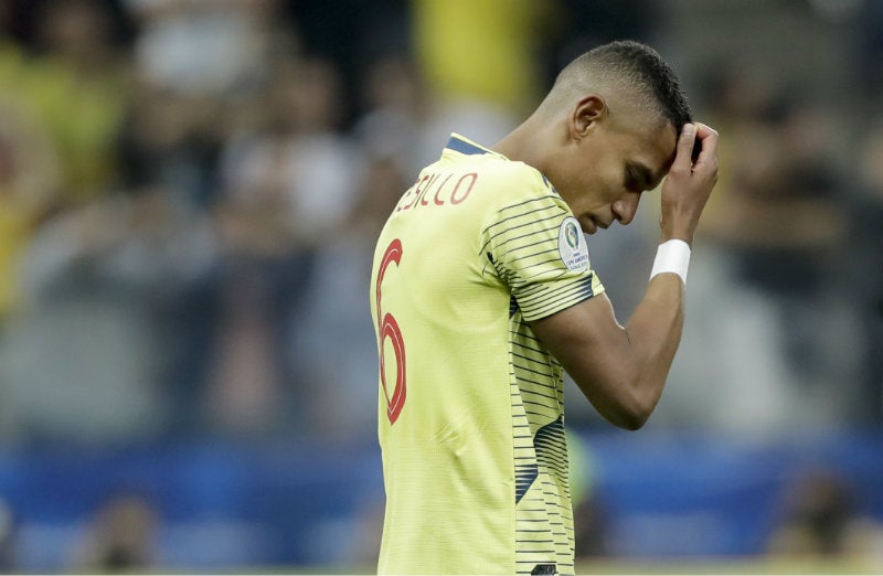 Tesillo se lamenta tras fallar penalti vs Chile en Copa América