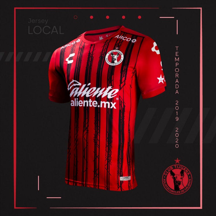 Playera de local de Tijuana