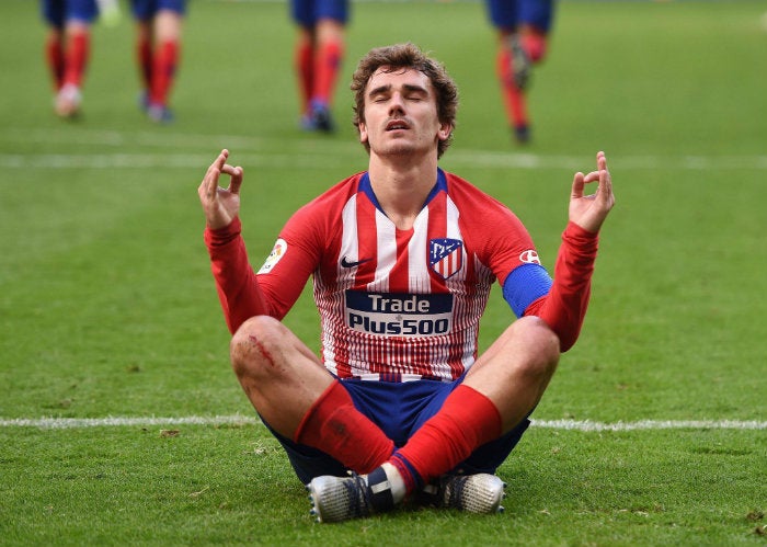 Griezmann, en un partido del Atlético 