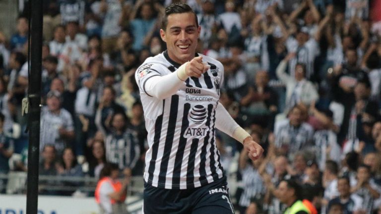 Funes Mori celebra anotación contra Rayados