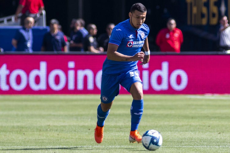 Juan Escobar, durante el juego de Supercopa MX