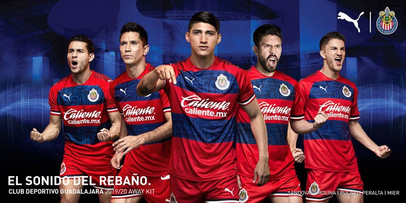 Playera de visitante de Chivas