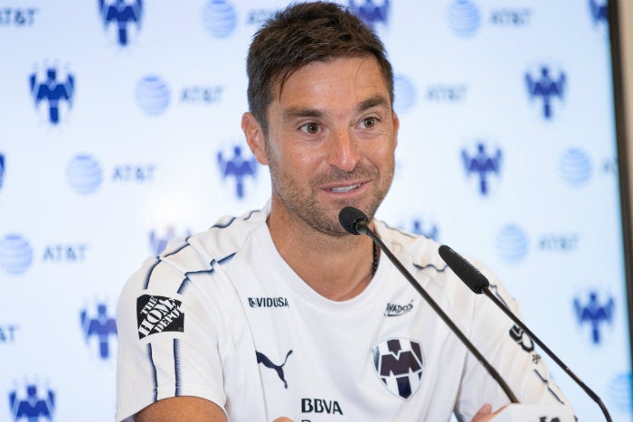 Alonso, durante una conferencia de prensa