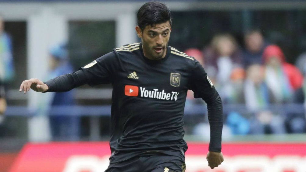 Carlos Vela durante un partido con de la MLS