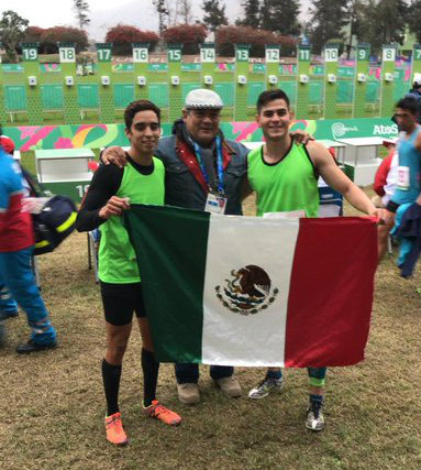 Silva y Carillo tras consagrarse en los Juegos Panamericanos de Lima