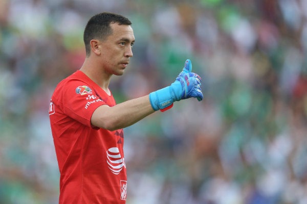 Marchesín en un encuentro con América 