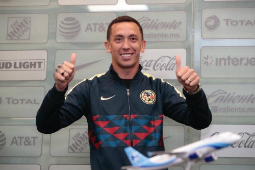 Agustín Marchesín en conferencia de prensa