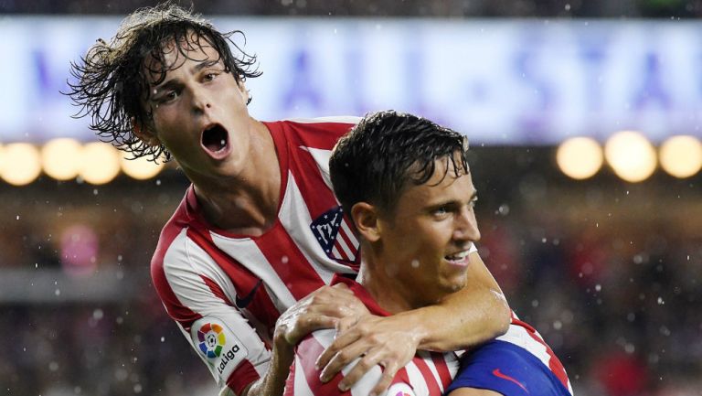 Atlético de Madrid celebra una anotación frente a la MLS en el All-Star Game