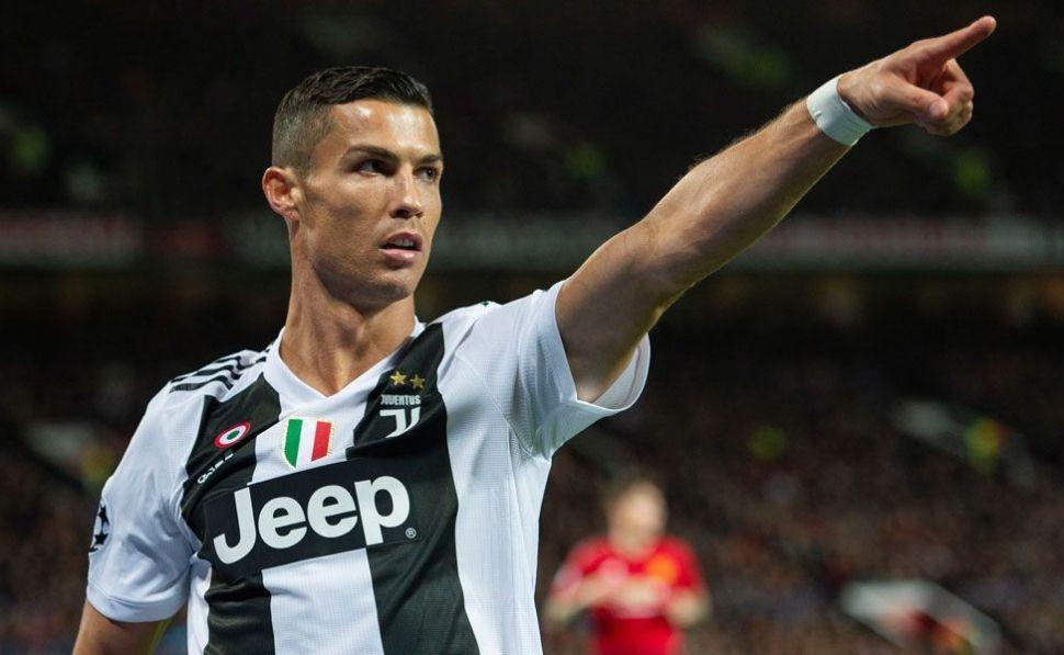 Cristiano, en un partido de Juventus