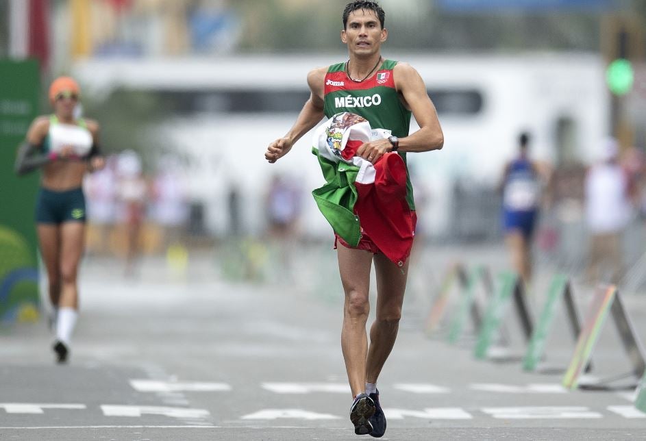 Horacio Nava, durante la competencia