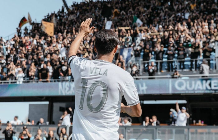 Vela tras un partido de LAFC