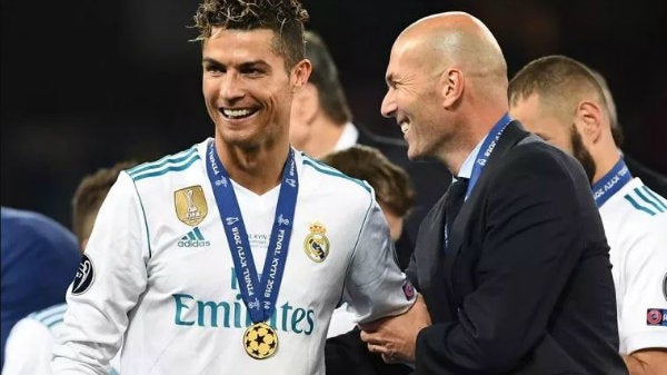 Cristiano Ronaldo y Zinedine Zidane