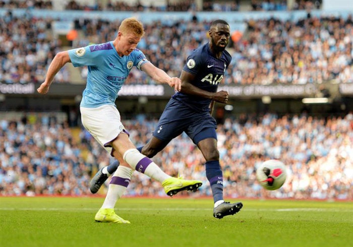 De Bruyne, en el partido contra Tottenham