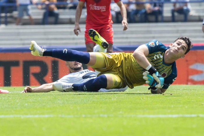 Jurado, en el partido en Ciudad Universitaria