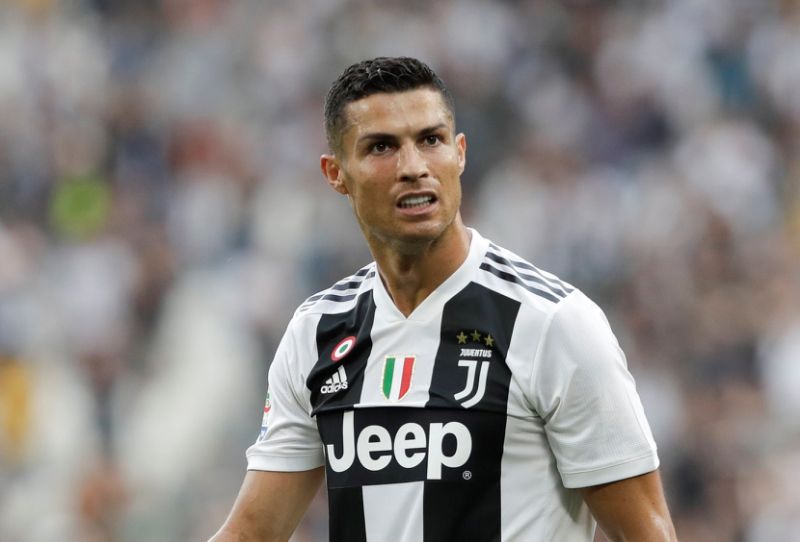 Cristiano, en un partido de Juventus