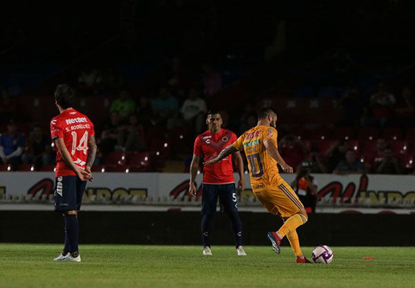 Gignac durante el partido contra Veracruz