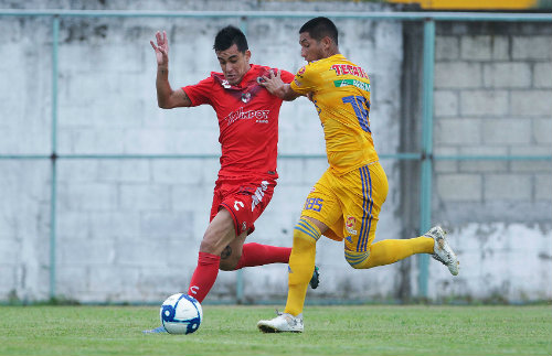 Iván Santillán durante un juego del Veracruz Sub 20