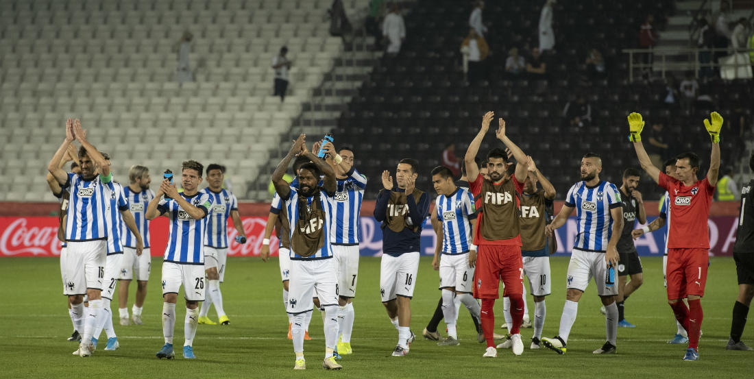 Rayados después del partido ante  Al-Sadd en el Mundial de Clubes de Qatar 2019