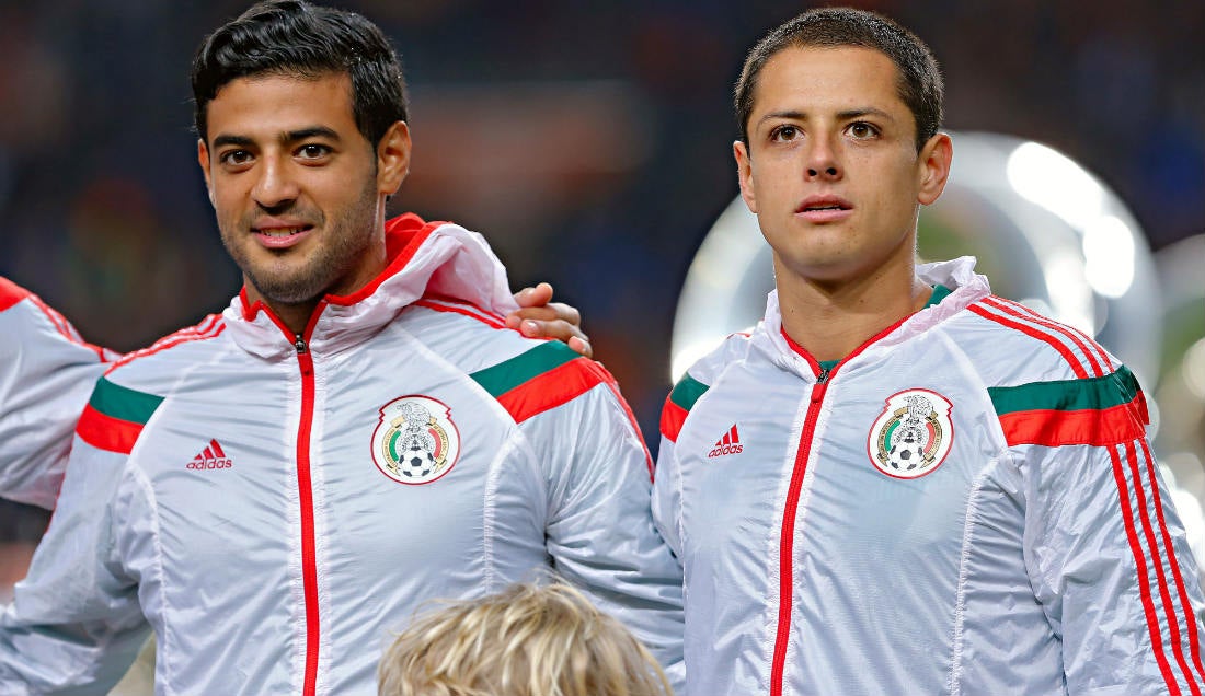 Carlos Vela y Javier Hernández en la Selección Mexicana