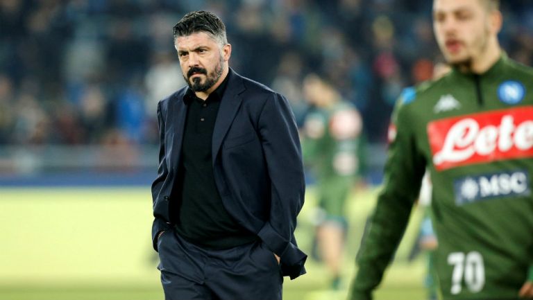 Gattuso tras un juego del Napoli