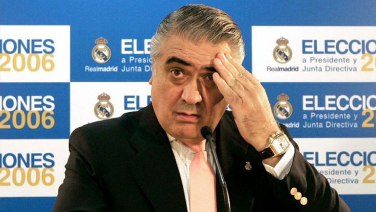 El expresidente del Real Madrid, en una conferencia