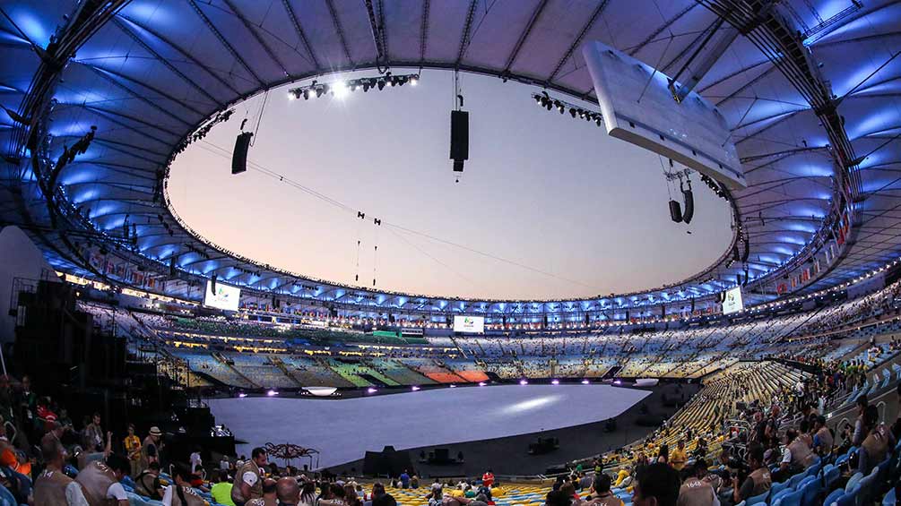 El Maracaná durante los Juegos Olímpicos 