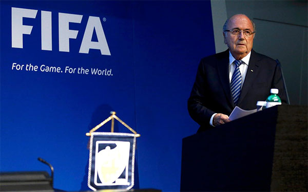 El exmandatario de FIFA durante un evento 