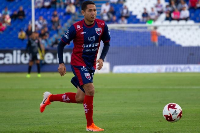 Omar Islas, durante un juego de los Potros