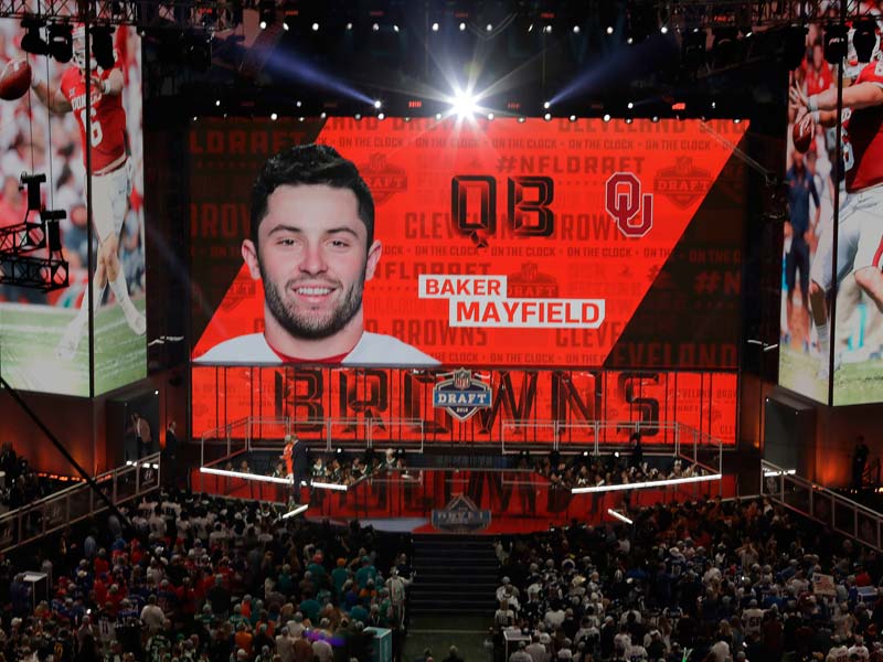 Baker Mayfield, primera selección global de 2018