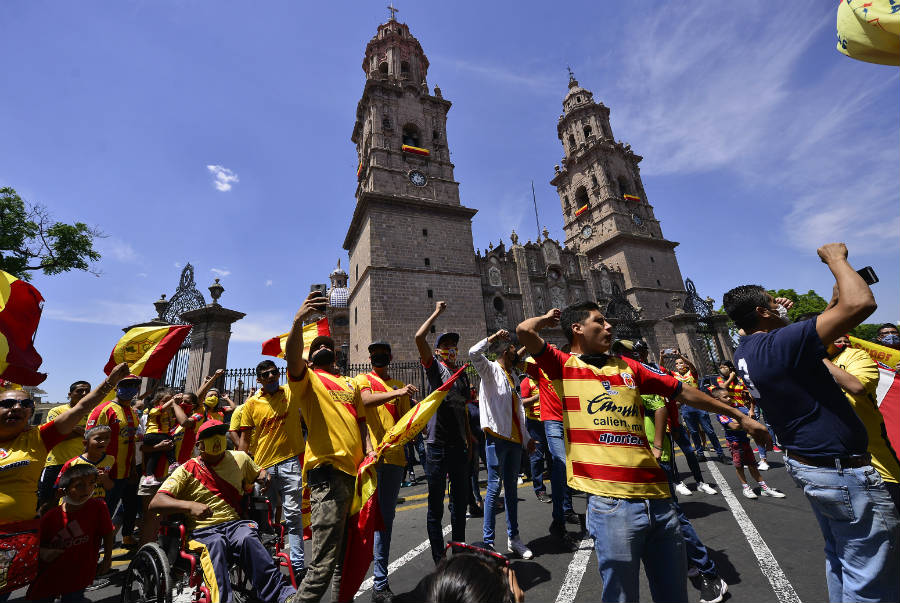 Protestas en las calles de Morelia ante la posible venta del equipo