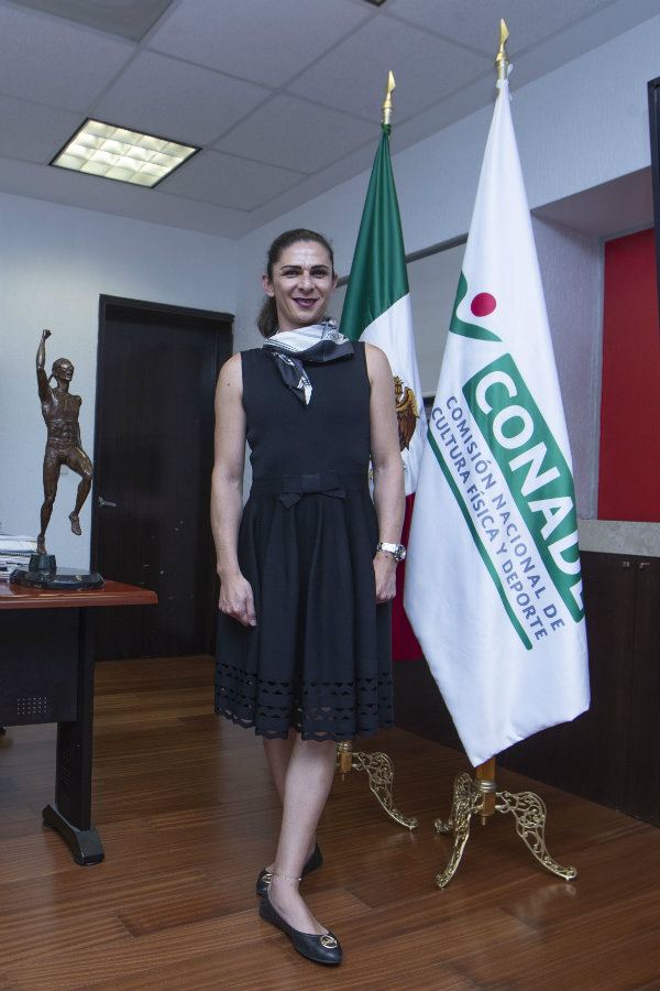Ana Guevara, titular de la Conade